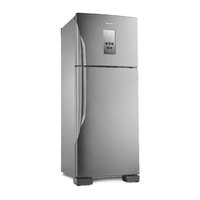 Refrigerador Panasonic NR-BT51PV3XB Frost Free 435 Litros Aço Escovado 220V