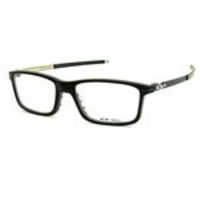 Óculos Oakley OX8050 Pitchman Acetato preto fosco e haste de metal