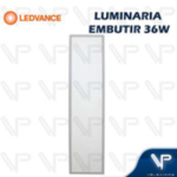 Painel plafon LED ledvance 36W embutir 120X30CM 6500K (branco frio) bivolt