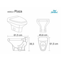 Assento Sanitário Pontto Lavabo Premium Ebony Plaza
