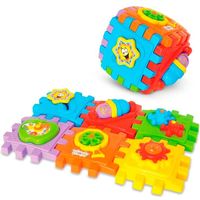 Smart Cube Solapa Infantil Com Som Didático Colorido Maral Diversos