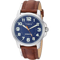 Timex Expedition Relógio Masculino Original Analógico Com Pulseira De Couro Modelo Tw4b16000