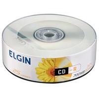 Mídia Elgin CD-R 52X 700MB 82160 25 Unidades
