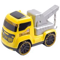 Caminhão Truck Com Guincho Bs Amarelo E Cinza Bs Toys Diversos