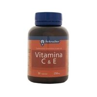 Suplemento Vitamínico Schraiber Vitamina C e E 20 Cápsulas 250mg