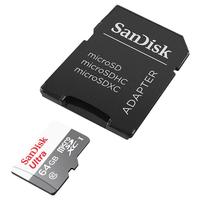 Cartão de Memória SanDisk 64GB Ultra + 1 adaptador SD