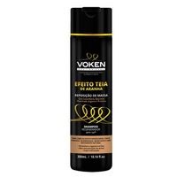 Shampoo Voken Efeito Teia De Aranha Regenerador 300ml