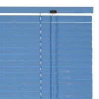 Persiana Horizontal Em Alumínio 25mm Color 1 60larg X 1 60alt Azul
