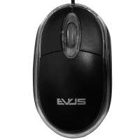 Mouse Óptico Evus USB Preto 800dpi MO01
