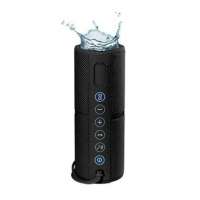 Caixa De Som Waterproof Com Bluetooth Sp245 Preta Pulse
