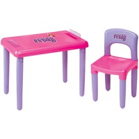 Mesa Infantil Com 1 Cadeira Magic Toys Meg Rosa e Roxo