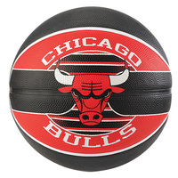 Bola de Basquete Spalding NBA Chicago Bulls Team Rubber Basketball Tam 7 - Unissex