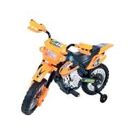 Moto Elétrica Infantil Xplast Motocross Infant 1 Marcha Laranja e Preta