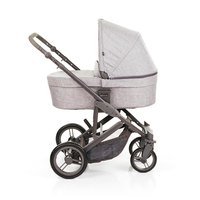 Carrinho de Bebê ABC Design Como 4 Woven Grey + Moisés + Bebê Conforto