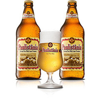 Kit Cerveja Brasileira Paulistânia Lager Premium com 2 Garrafas 600 ml cada + 1 copo
