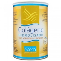 Suplemento Stem Pharmaceutical Colágeno Hidrolisado com Vitaminas e Minerais Baunilha 400g