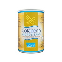 Suplemento Stem Pharmaceutical Colágeno Hidrolisado com Vitaminas e Minerais Baunilha 400g