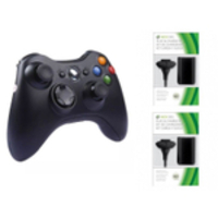 Kit 01 Controle Sem Fio Xbox 360 E Pc Feir com 02 Bateria