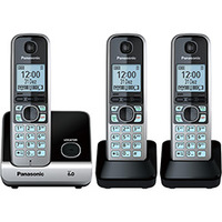 Telefone Panasonic KX-TG6713LBB + 2 Ramais