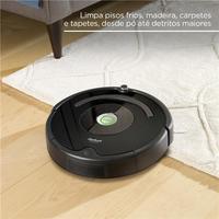 Robô Aspirador de Pó Inteligente Roomba 614 Irobot Preto