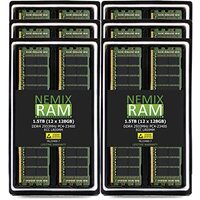 Memória LRDIMM de 1,5 TB 12 x 128 GB DDR4-2933Mhz PC4-23400 288 pinos LRDIMM para Apple Mac Pro 2019 7,1 por NEMIX RAM