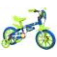 Bicicleta Infantil Aro 12 Nathor Sea Com Rodinha Verde e Azul