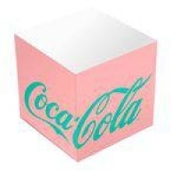 Bloco De Anotações Coca-Cola Cubes Contemporary Rosa - Urban - 8x8 Cm