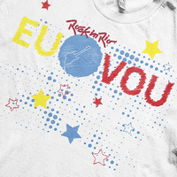 Camiseta Rock in Rio Dimona Rock Stars Infantil Branca