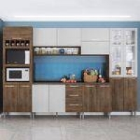 Cozinha Compacta 15 Portas Rafaela 0423t Demolição/Gelo 3d - Genialflex