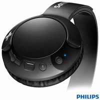 Fone de Ouvido Philips Headphone Bluetooth Preto SHB3075