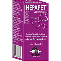 Medicamento Homeopático Arenales Fator Hepapet Roxo