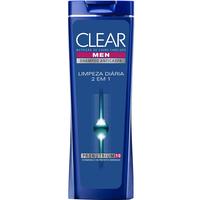 Shampoo Clear Men Limpeza Diária 2 em 1 400ml