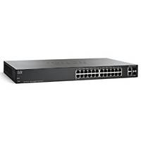 Switch Cisco 24portas 10 100 1000 2 Sfp Sg 200 26 SLM2024T-NA