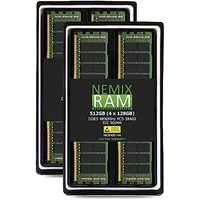NEMIX RAM Kit de memória de servidor 512GB (4X128GB) DDR5 4800MHZ PC5-38400 4Rx4 ECC RDIMM KIT compatível com a placa de servidor ASUS Z13PE-D16