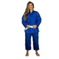 Kimono Jiu Jitsu Trançado Flex - Adulto - Azul - Unissex - Torah