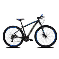 Bicicleta Rino Everest 29 Freio A Disco - Cambios Shimano 24V - Preto/Azul 17
