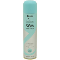 Spray Fixador de Penteado Aspa Hair sem Perfume Jato Seco Fixação Normal 400ml