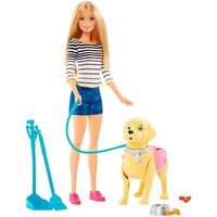 Boneca Barbie Família Passeio Com O Cachorrinho Mattel Diversos