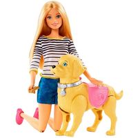 Boneca Barbie Família Passeio Com O Cachorrinho Mattel Diversos
