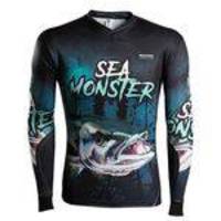Camisa de Pesca Brk Sea Monster Barracuda - Tamanho G