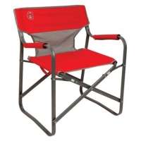 Cadeira Dobrável Steel Deck 110120019421 Vermelha Coleman