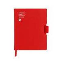 Bloco Anotação Caran d'Ache Notebook A6 096 Fls Vermelho 454.453