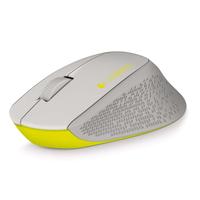 Mouse sem Fio Logitech M280 Cinza e Amarelo