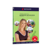 DVD Bioshape Treinamento Membros Inferiores com Bola - Multi-Região / Reg.4