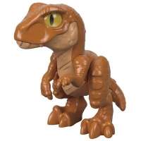 Mini Figura 15cm Imaginext Jurassic World Filhote Tiranossauro Rex Marrom Fisher-Price