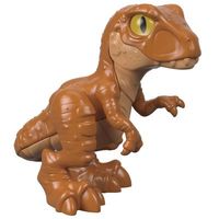 Mini Figura 15cm Imaginext Jurassic World Filhote Tiranossauro Rex Marrom Fisher-Price