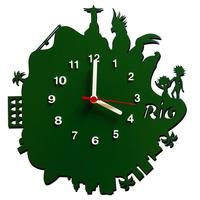 Relógio De Parede Decorativo Me Criative Rio Verde