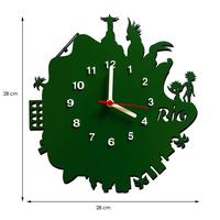 Relógio De Parede Decorativo Me Criative Rio Verde