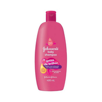 Shampoo Infantil Johnson`S Baby Gotas De Brilho Com 400 Ml