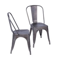 Conjunto de 2 Cadeiras 1117 - Or Design - Cinza